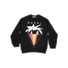 Marni Crewneck Sweatshirt With Front Print Kids In Black