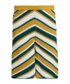 Marni Crochet-knit Shorts In Green