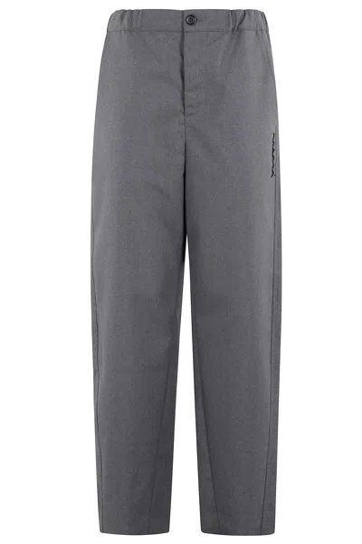 Marni Crop Caviglia In Grey