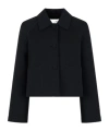 Marni Button-front Jersey Jacket With Classic Collar