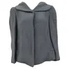 Marni Cropped Hooded Jacket In Grey Viscose In Grey
