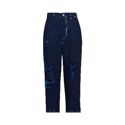 Pre-owned Marni Cropped Jeans 'iris Blue'