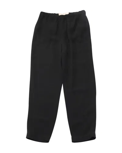 Marni Cropped Pants In Black Viscose