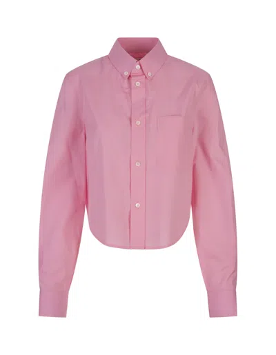 Marni Cropped Shirt In Pink Cotton