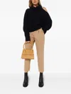 Marni Cropped Tapered Trousers In Neutral