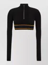 Marni Cropped Top With Ribbed Funnel Neck