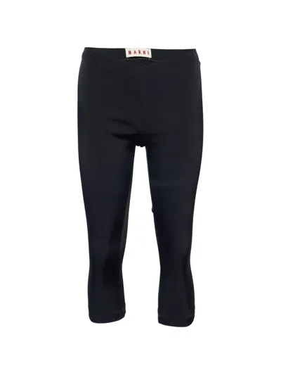 Pre-owned Marni Cropped Trousers In Black
