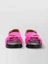 Marni Woman Sandals Fuchsia Size 6 Textile Fibers