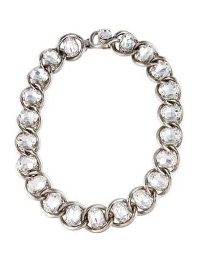 Pre-owned Marni Crystal Chunky Collar Necklace, 19" In Multi