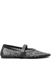 Marni Mary Jane Ballet Flats In Black Polyuretan In Black