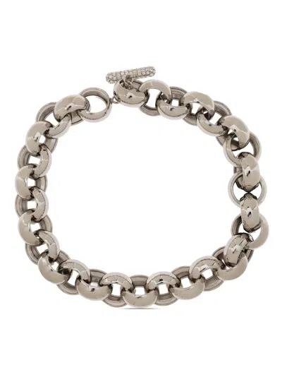 MARNI CRYSTAL-EMBELLISHED CHOKER CHAIN NECKLACE
