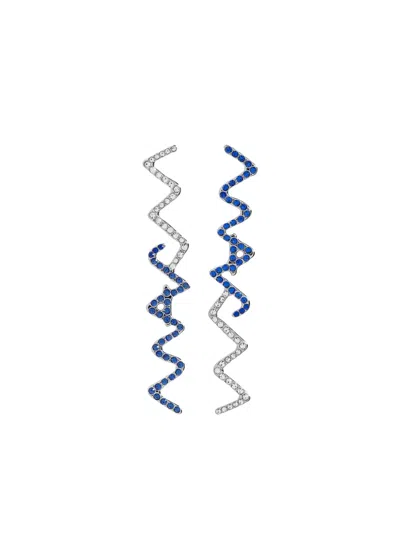 Marni Crystal-embellished Zigzag Earrings
