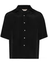 Marni Cuban-collar Shirt In Black