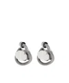 Marni Twisted Earrings In Gray