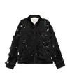Marni Cut-out Bomber Jacket In Black