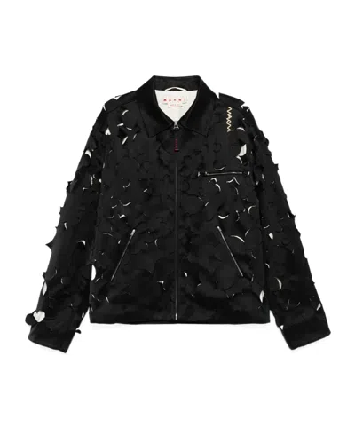 MARNI CUT-OUT BOMBER JACKET