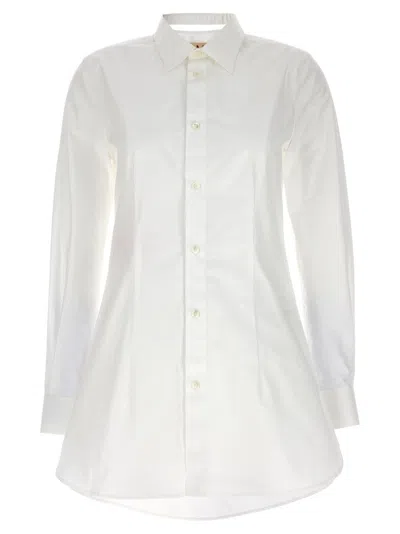 MARNI CUT-OUT COLLAR COTTON SHIRT
