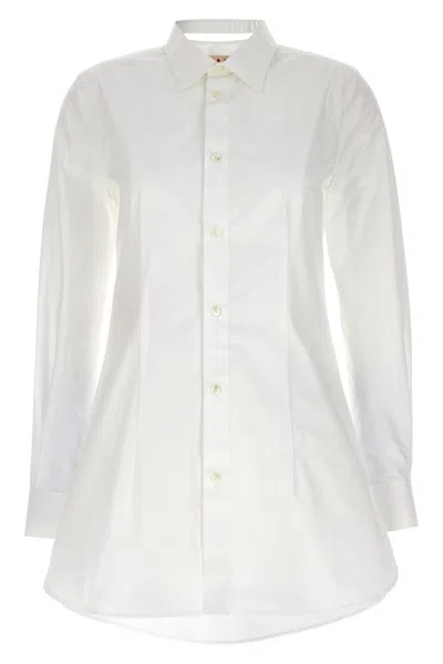 MARNI MARNI CUT-OUT COLLAR SHIRT