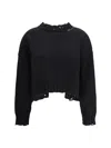 Marni Black Cotton Sweater In Black