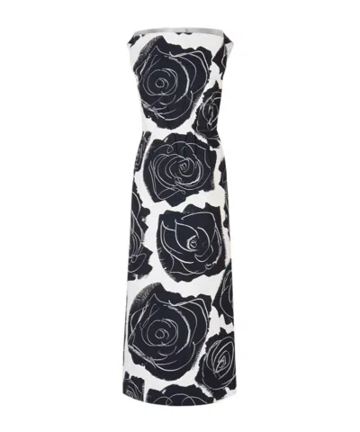 MARNI MARNI CYBELE PRINT BOAT-NECK DRESS