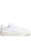 Marni White Nappa Low Sneakers In 白色