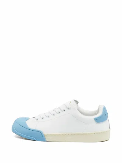 Pre-owned Marni Dada Bumper Sneakers In White