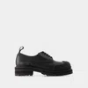 Marni Dada Army Derby Shoes In Black