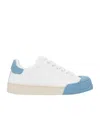 Marni White & Blue Dada Bumper Sneakers In White
