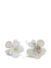 Marni Daisy-stud Earrings In Metallic