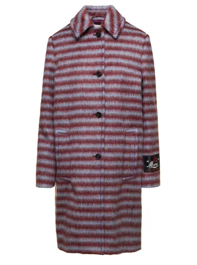MARNI DARK BROWN SINGLE BREASTED COAT