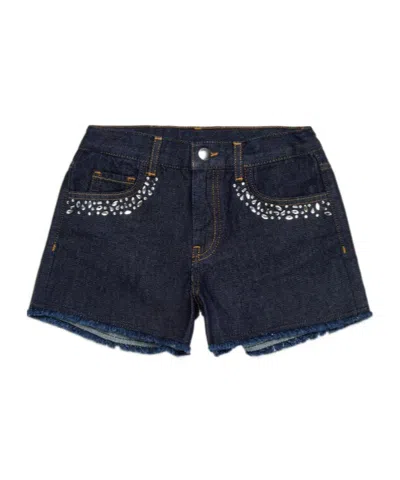 MARNI MARNI KIDS FRAYED DENIM SHORTS