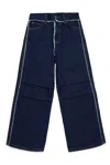 Marni Frayed-trim Jeans In Blue