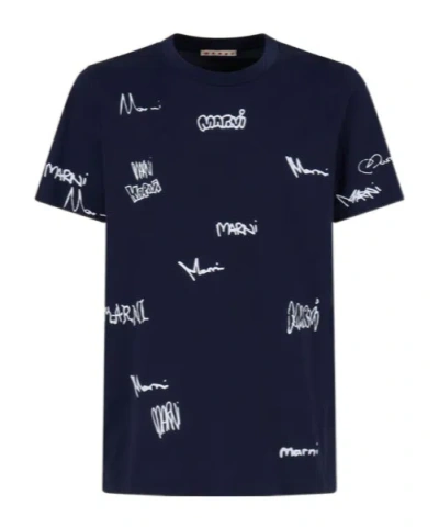 MARNI MARNI MULTIGRAM MARNI PRINTED T-SHIRT