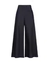 Marni Wide Leg Cotton Jeans With Raw Finish