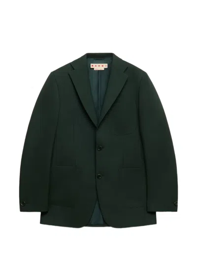 Marni Deep-green Techno-fabric Jacket