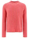 Marni Maglione In Misto Lana Ricamato Uomo In Red