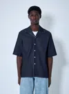 Marni Denim Bowling Shirt In Blue