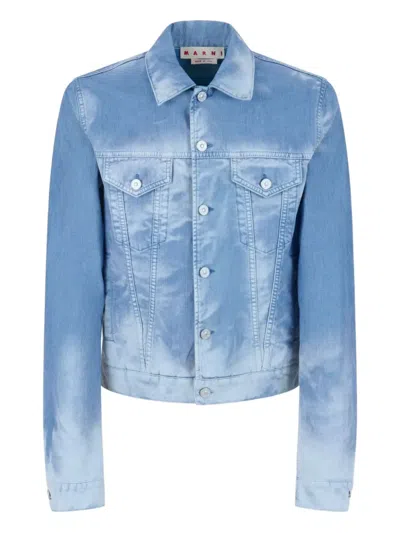 Marni Denim Jacket In Blue