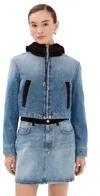Marni Denim Jacket Deep Blue In Blue