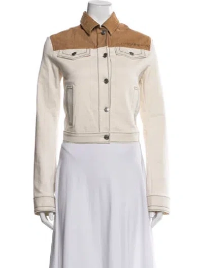 Pre-owned Marni Denim Jacket In Neutrals