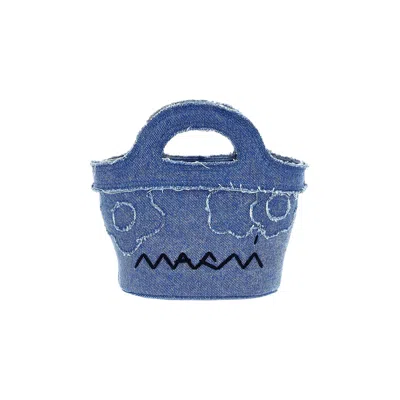 Pre-owned Marni Denim Micro Handbag 'cobalt' | Blue | Women's Size Onesize
