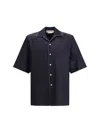 Marni Denim Bowling Shirt In Blue