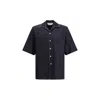 Marni Denim Bowling Shirt In Blue