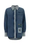 Marni Denim Shirt In Blue