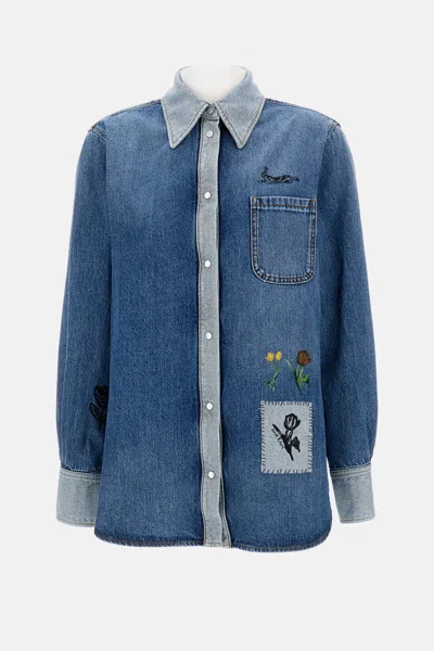 Marni Denim Shirt In Multi