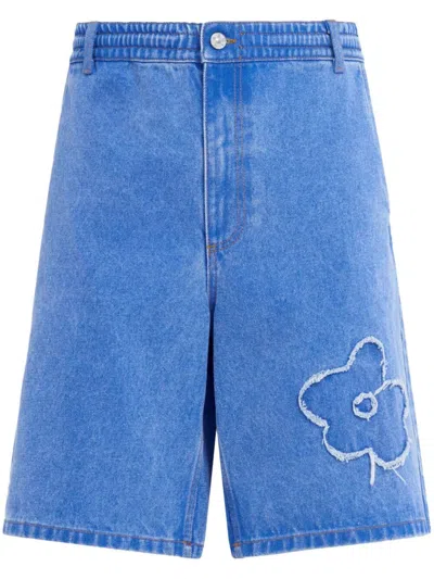 Marni Denim Shorts In Blue