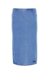 Marni Denim Skirt In Blue