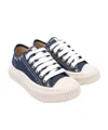 Marni Denim Sneakers In Indigo Blue