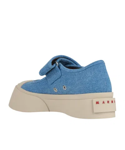 Marni Denim Sport Ballet Flats In Blue