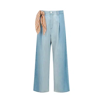 Pre-owned Marni Denim Trousers 'cloud' | Blue | Men's Size 34
